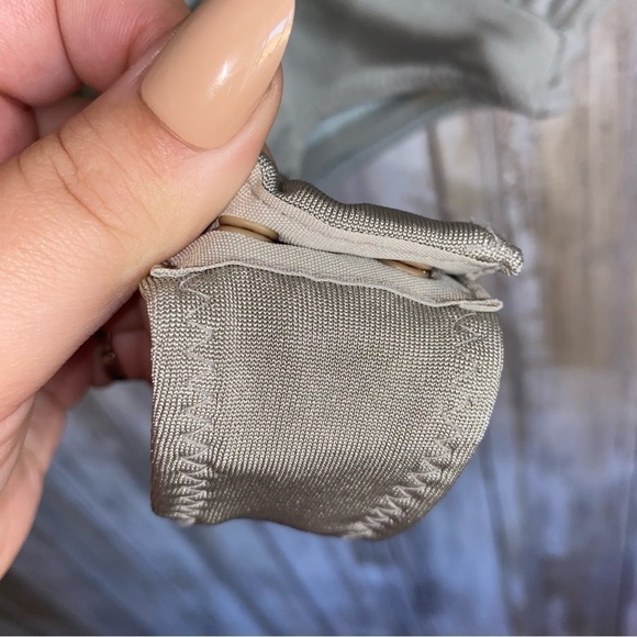 Intimately Free People Turnt Oxide Silver Metallic Bodysuit XS - Picture 3 of 9